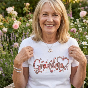 T-shirt Mignonne, fantaisiste et chaleureuse grand-mère