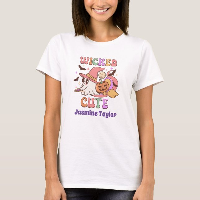 T-shirt Mignonne, Fantôme Super (Devant)