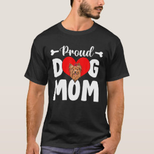T-shirt Mignonne Fier Yorkshire Terrier Chien Maman Drôle