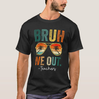 T-shirt Mignonne fin de l'année scolaire Professeur été Br