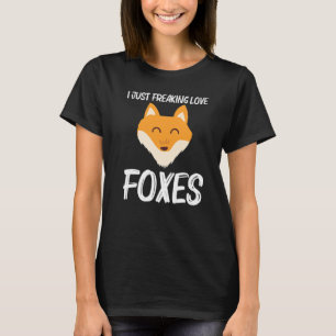 T-shirt Mignonne Fox Pour Hommes Femmes Mammifères Animaux