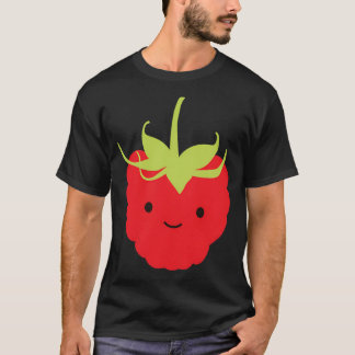 T-shirt Mignonne Framboise Rouge Kawaii