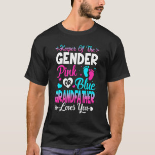 T-shirt Mignonne Gardienne De Genre Rose Ou Bleu Grand-Pèr