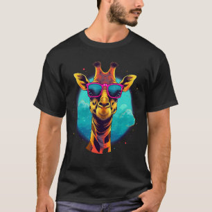 T-shirt Mignonne Giraffe Hommes Femmes Enfants 16