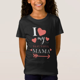 T-Shirt Mignonne J'aime ma belle maman
