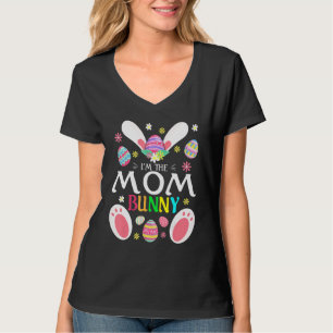 T-shirt Mignonne Je suis La Maman Lapin Matching Famille P