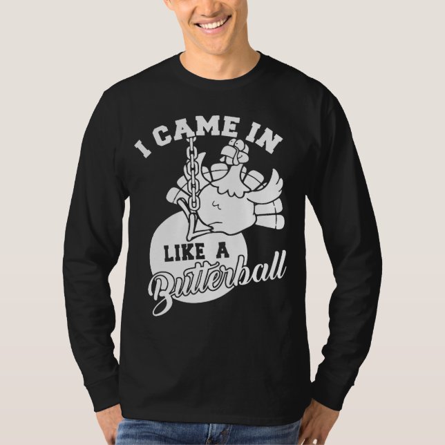 T-shirt Mignonne Je Suis Venu Comme Un Boutique Thanksgivi (Devant)