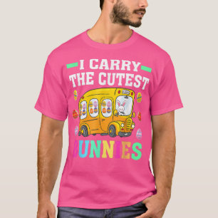 T-shirt Mignonne Je Transporte Le Chauffeur De Bus De L'Éc