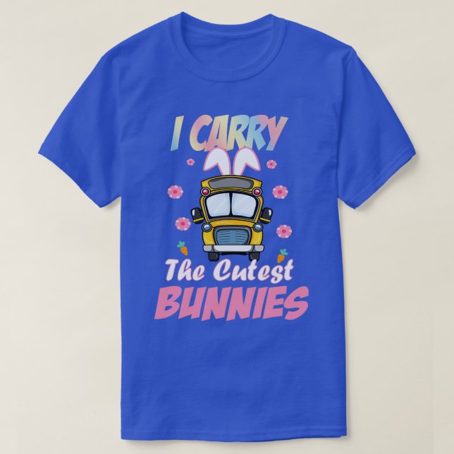 T-shirt Mignonne Je Transporte Le Chauffeur De Bus De L'Éc (Design devant)