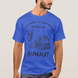 T-shirt Mignonne Je Veux Juste Lire Livres & Animaux Mon L