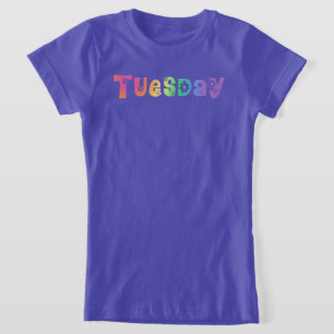 T-Shirt Mignonne Jour De La Semaine Mardi