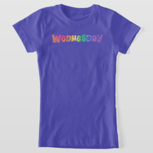 T-Shirt Mignonne Jour De La Semaine Mercredi