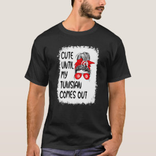 T-shirt Mignonne Jusqu'À Ce Que Mon Tunisien Sorte