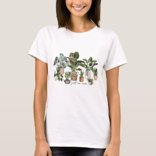 T-shirt Mignonne Juste Une Citation De Plus Plante, Drôle 