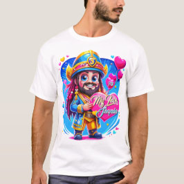 T-shirt Mignonne M. Pirated | I Love Girlfriend