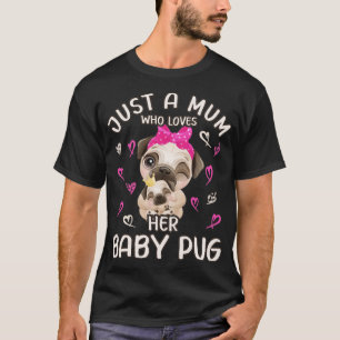 T-shirt Mignonne maman Carlin Carlin bébé Jast une maman q