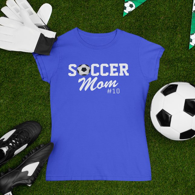 T-shirt Mignonne maman de soccer (Créateur téléchargé)