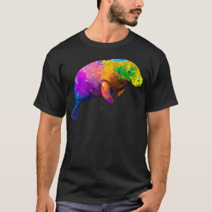 T-shirt Mignonne Manatee Art Pour Hommes Femmes Enfants Me
