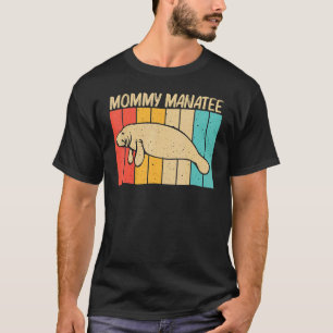 T-shirt Mignonne Manatee Pour Femmes Filles Vache Dugong M