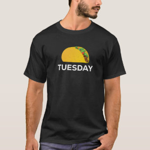 T-shirt Mignonne Mardi Fun Taco Food Day Mème