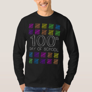 T-shirt Mignonne Maternelle Préscolaire 100 Jours De Thé S