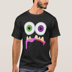 T-shirt Mignonne Monster Visage Hommes Costume de Goofy po