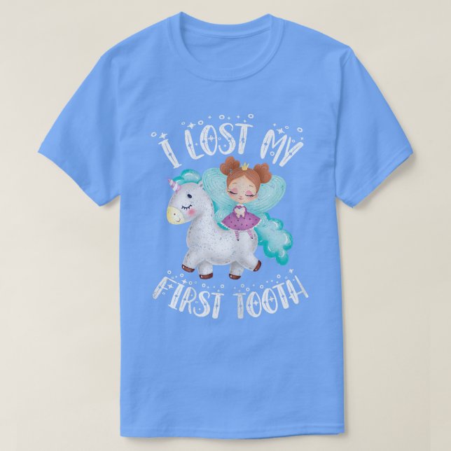 T-shirt Mignonne nouveauté J'ai perdu ma première dent de  (Design devant)