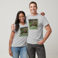 T-Shirt mignonne Otter pour homme à manches longue