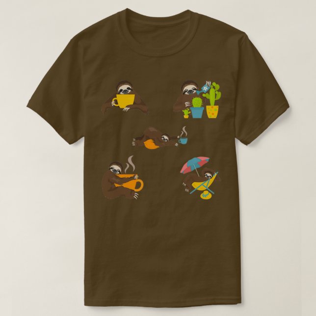 T-shirt mignonne packs autocollants à molette packs autoco (Design devant)