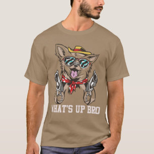T-shirt Mignonne Petit Chihuahua Chien Chiot Visage Pour P