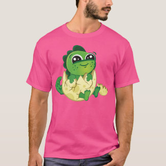 T-shirt Mignonne Pregnant Dino Oeuf Dinosaur Motif Pour Ma