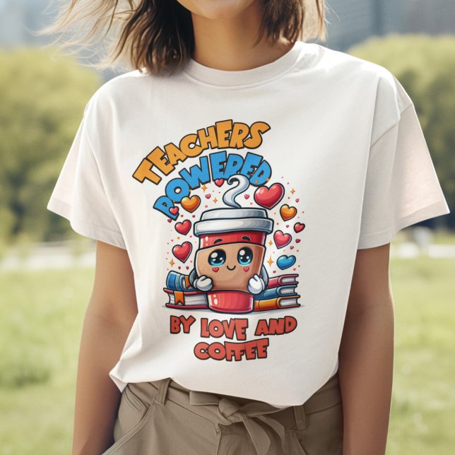 T-shirt Mignonne professeur de dessin animé Saint Valentin (Créateur téléchargé)