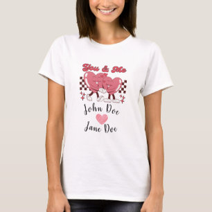 T-shirt Mignonne Saint Valentin Couple You & Me Romantique
