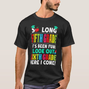 T-shirt Mignonne Si Longue Cinquième Année Regardez La Six