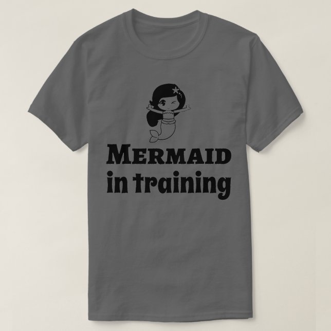 T-shirt Mignonne Sirène Cadeaux Mermaid en formation (Design devant)
