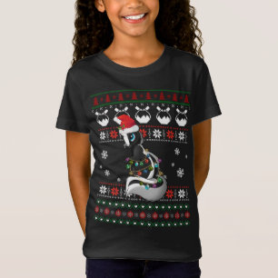 T-Shirt Mignonne Skunk Douleur moche Noël Light Pyjama Gif