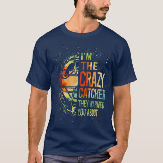 T-shirt Mignonne softball Je suis fou attrapeur Funnyeen f
