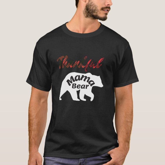 T-shirt Mignonne Thankful Mama Oear Tegracieux Moms Inspir (Devant)