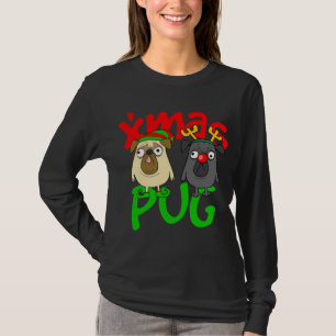 T-shirt Mignons Carlins de Noël Propriétaire Carlin Lover