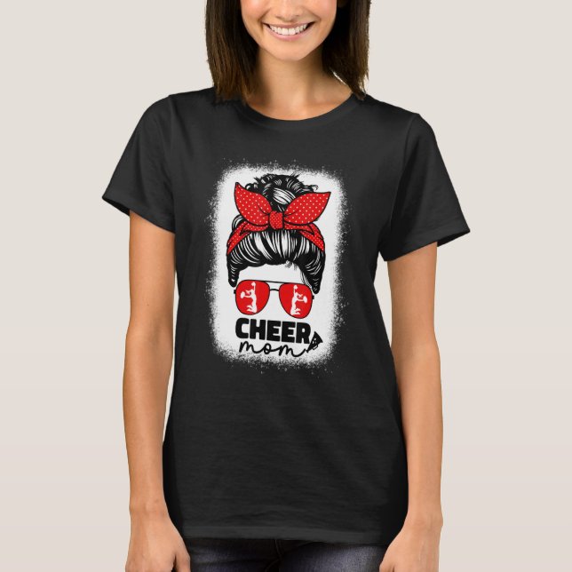 T-shirt Migny Cheer Maman Pour Femmes Pom-pom girl Maman R (Devant)