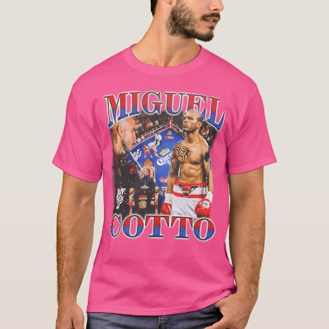 T-shirt Miguel Cotto Puerto Rican Boxe Légende (Devant)