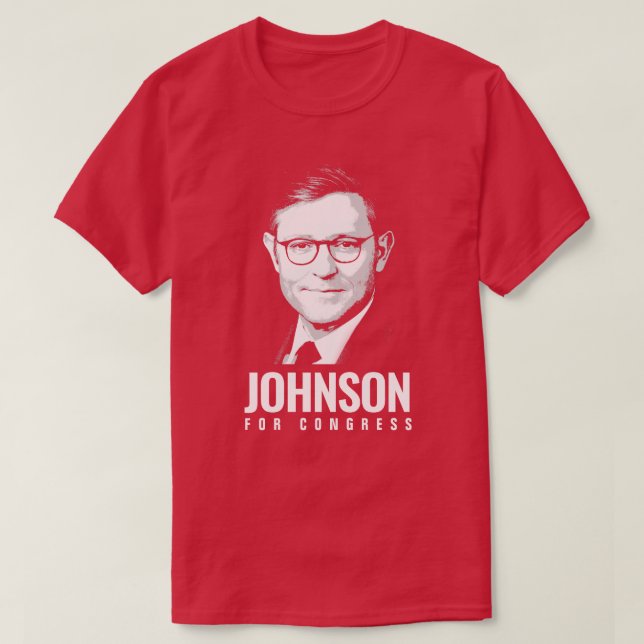 T-shirt Mike Johnson pour le Congrès (Design devant)