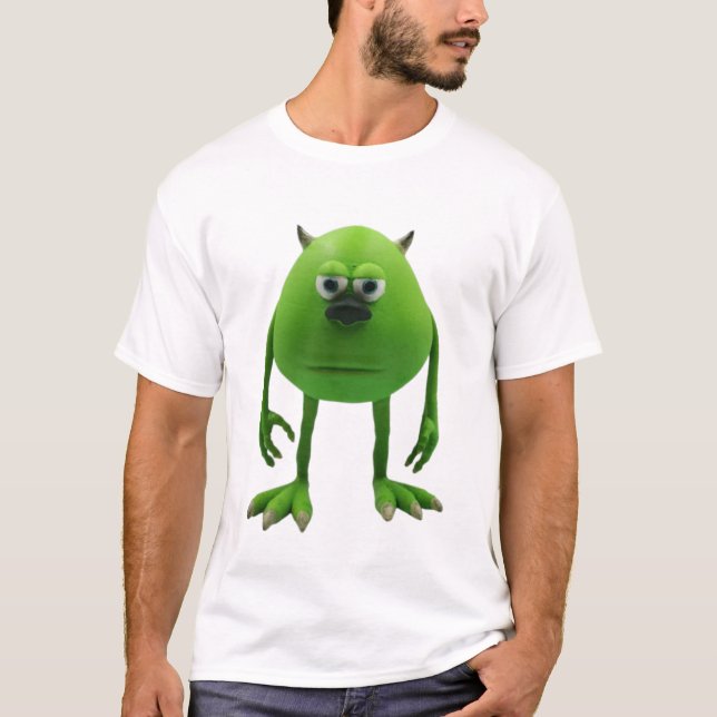 T-shirt Mike Wazowski Sulivan Face Meme (Devant)