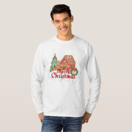 T-shirt Mikitez gingerbreadhouse pain d'épices vintage