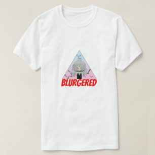 T-shirt Mikitiez blonde cheveux pincé blur costume cravate
