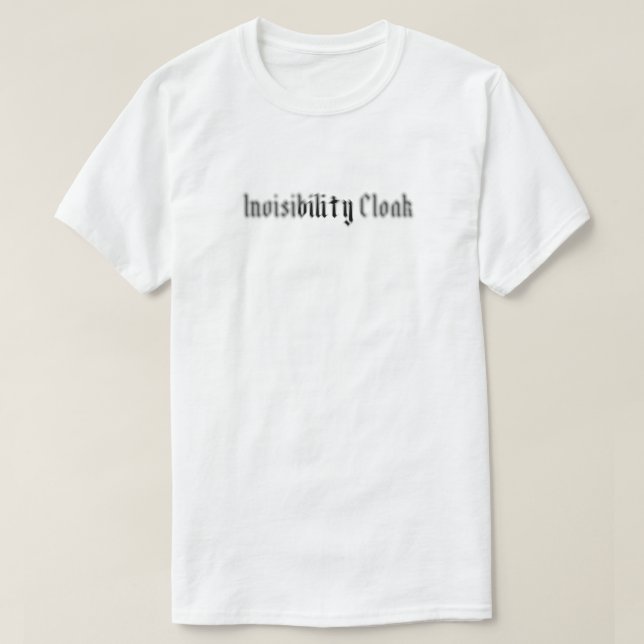 T-shirt Mikitiez invisibilité flou fumée magique (Design devant)
