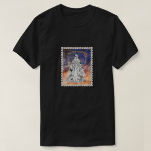 T-shirt Mikitiez marié crâne blanc squelette halloween