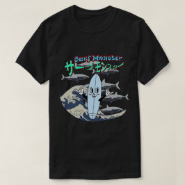 T-shirt Mikitiez surf windsurf monster menthe japonaise