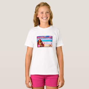 T-shirt Mikitiez Thaïlande plage de coco lotus rose blanc