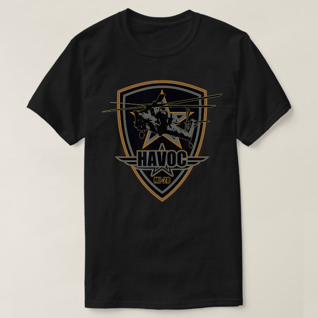 T-shirt Mil Mi28 Havoc  (Design devant)